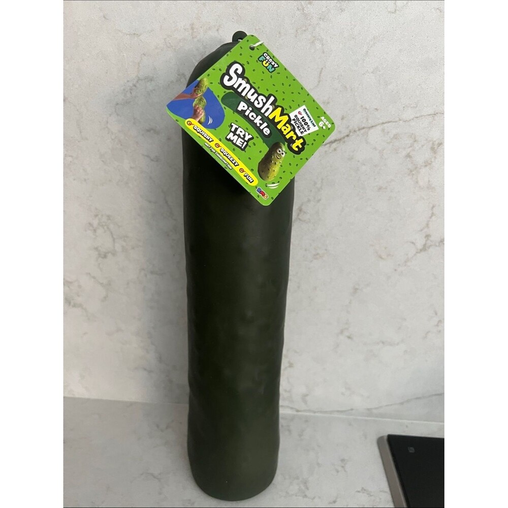 RMS / Crazy Fun - SmushMart Pickle Squishy Toy (large) 14.5 inches - Five Below